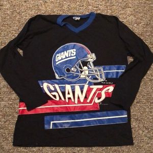 Boys NFL NY Giants Shirt Football Kids Tee